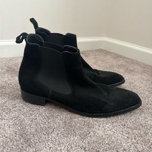 ALDO men’s suede black Chelsea Boots